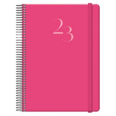 AGENDA 2025 DENVER DÍA PÁGINA 15 X 21 CM. COLOR ROSA DOHE 12723 - 25 (Espera 4 dias)